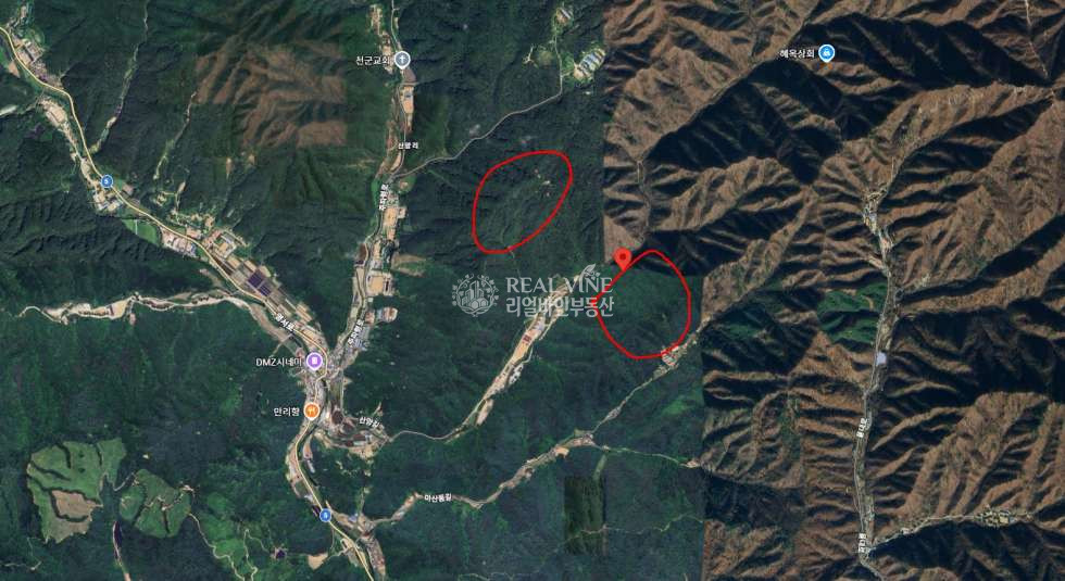 강원 화천군 상서면 산양리 (화천토지매매) 강원도 화천군 상서면 산양리 농림지역내 임야 매도 매매 매물번호 10100 사진 1